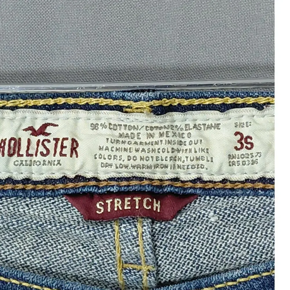 Hollister California Blue Stretch Jeans Women Size 3
